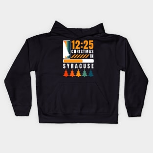 syracuse christmas Kids Hoodie